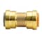 Quickfitting 3/4in Push-to-Connect x 3/4in Push-to-Connect Brass Polybutylene Transition Coupling Fitting LF821PBYR - alternate 2